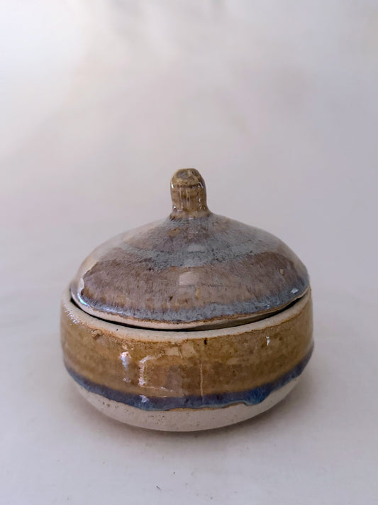 Sand Lidded Jar