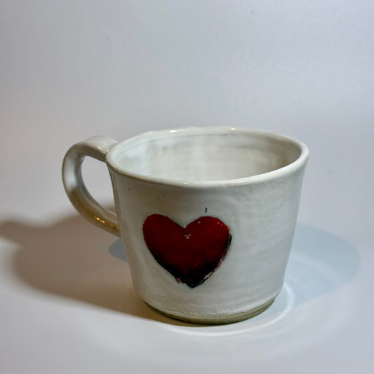 Red Heart Shorty Mug