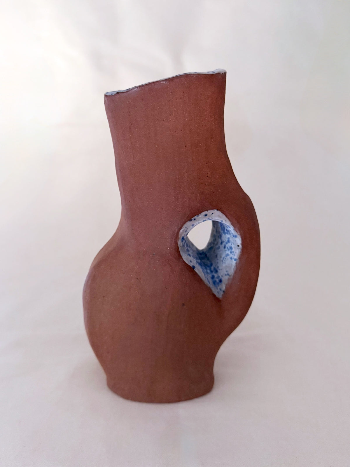 Terracotta Hole Vase