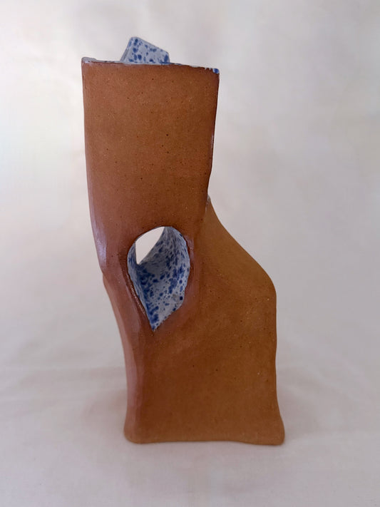Amber Tower Vase