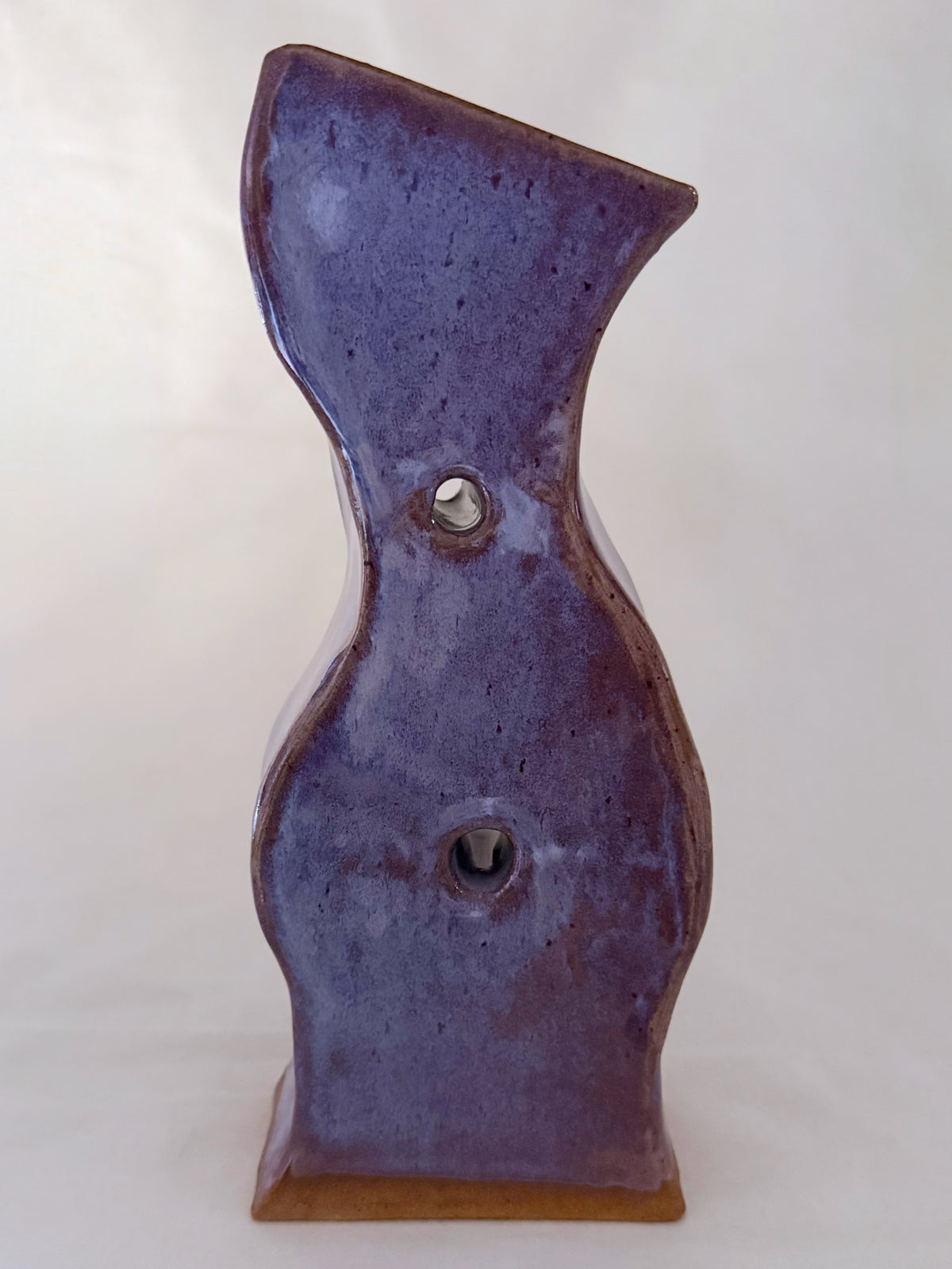 Wavy Violet Vase