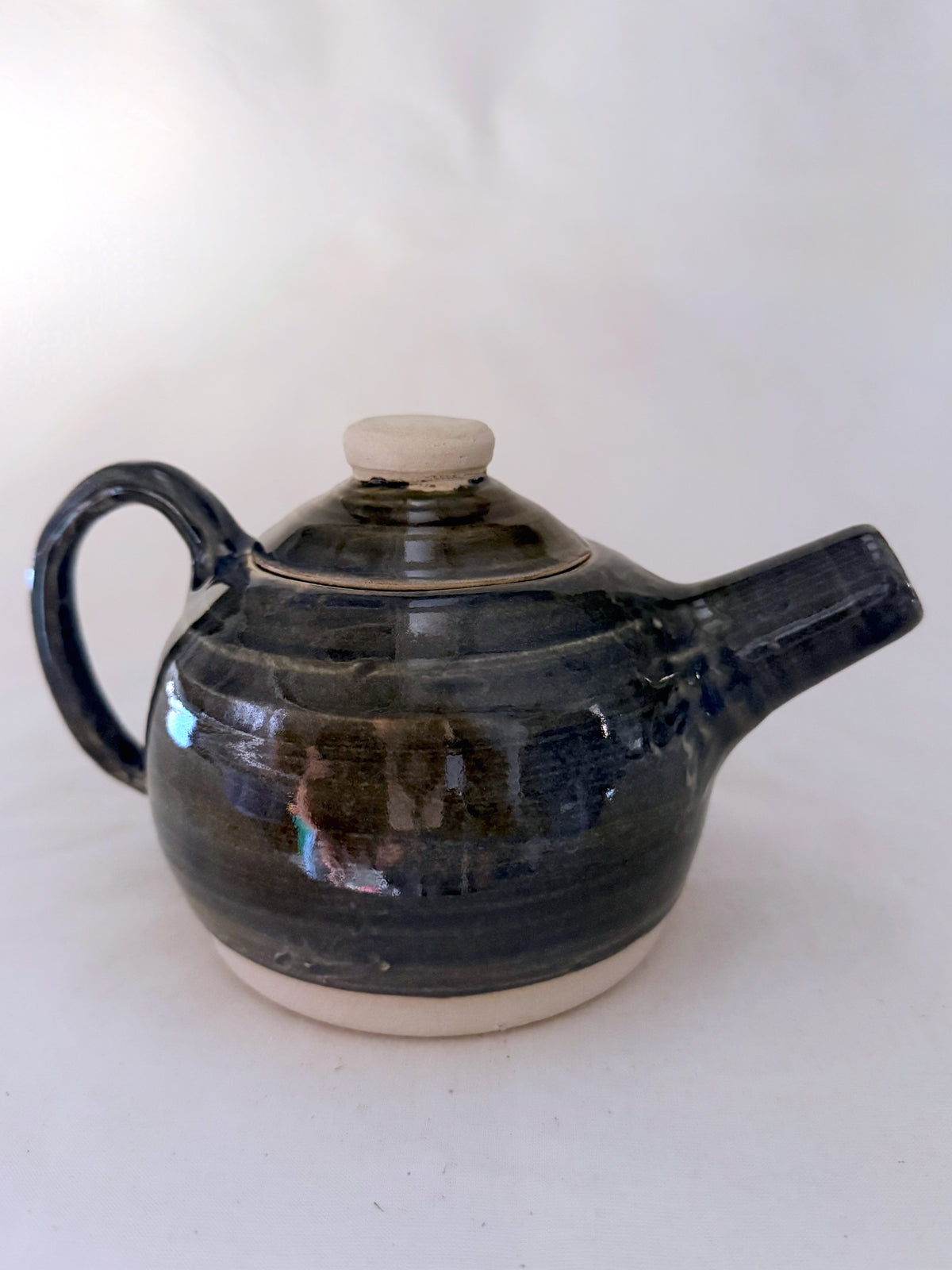 Olive Glaze Ceramic Teapot